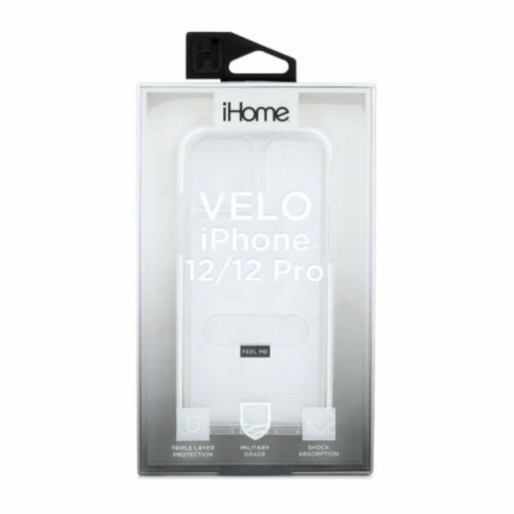 iHome Clear Velo Case for iPhone 12/12 Pro***